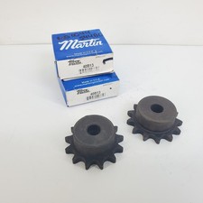 Martin 40B13 Roller Chain Sprocket 40 13 Teeth 1/2" Blank Bore PACK OF 4