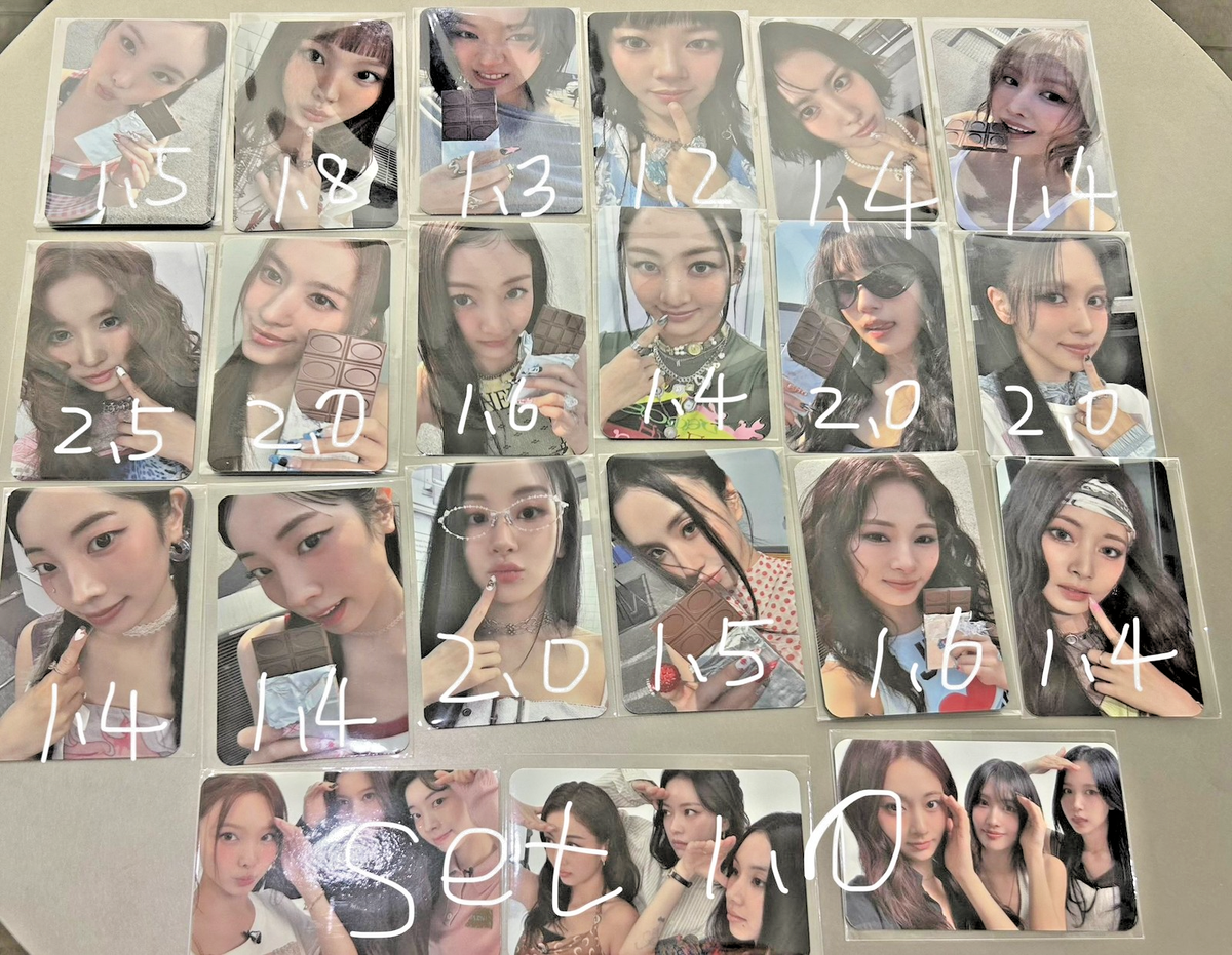 TWICE LUCKY DRAW MUSIC KOREA THIS IS FOR POB PHOTOCARD STANDARD