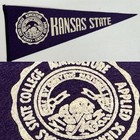 Vintage 1950’s Kansas State Wildcats University 3.75x8.75 Inch Mini Pennant — photo 1