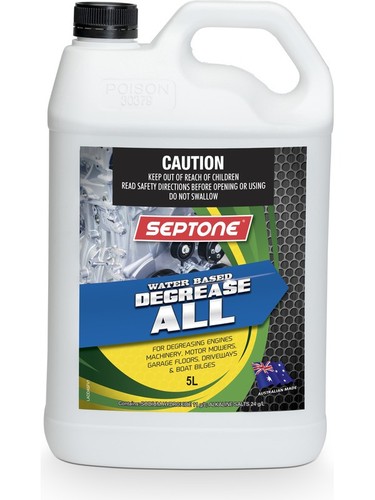 Septone Degrease All Water Based Degreaser 5L (ADDA5) | eBay Australia