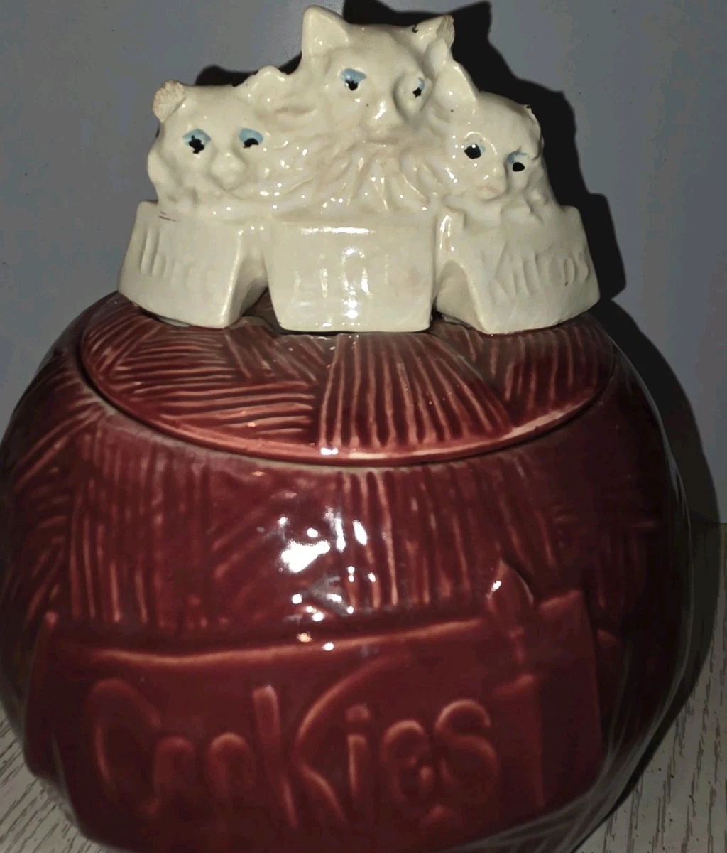 【1950s-1960s USA vintage】クッキージャー ムーンシャイン 1950s “Cow Jumped Over the Moon” Cookie Jar. What type cookies are