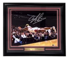 Dennis Rodman Signed Framed 16x20 Chicago Bulls Photo BAS 59372