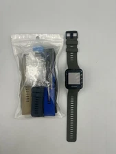 Garmin Forerunner 35 GPS Running Watch HRM Black Bluetooth 6 New Bands - Parts