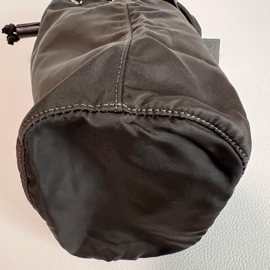 Popular PRADA Drawstring Accessory Pouch Nylon Bl… - image 6