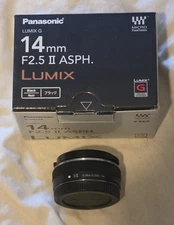 Panasonic Lumix 14mm f2.5 II AsPH G-Mount Lens 