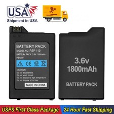 PSP-110 Battery 1800mAh For Sony PSP-1005 PSP-1006 PSP-1007 PSP-1008 PSP-1010