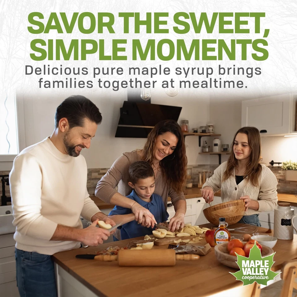 Organic Pure Maple Syrup, Dark & Robust Better Than Pancake Syrup, Use for Co... - Image 4 of 4