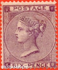 SG. 83. J71 (1). " FB ". 6d Deep Lilac. A fine UNMOUNTED MINT example. A B63548