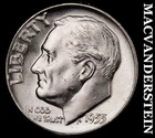 1955 Roosevelt Dime- Silver- Choice Gem Brilliant Uncirculated Luster #J6501