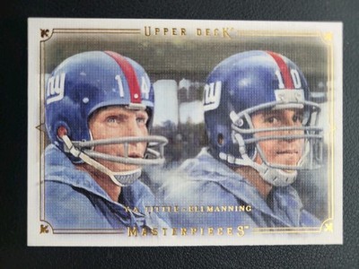 2008 Upper Deck Masterpieces - Eli Manning - Y.A. Tittle #99 New York Giants