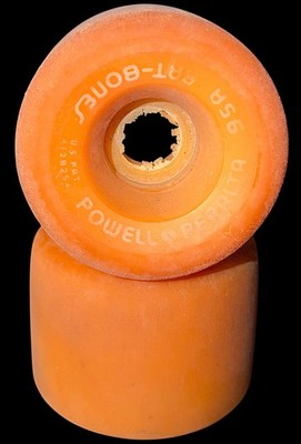 Vintage 1987 Powell Peralta Rat Bone Wheels 1st production 60mm 90A Ready To Sk8