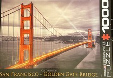 San Fransisco Golden Gate Bridge EuroGraphics 1000 Puzzle City Collection Scenic