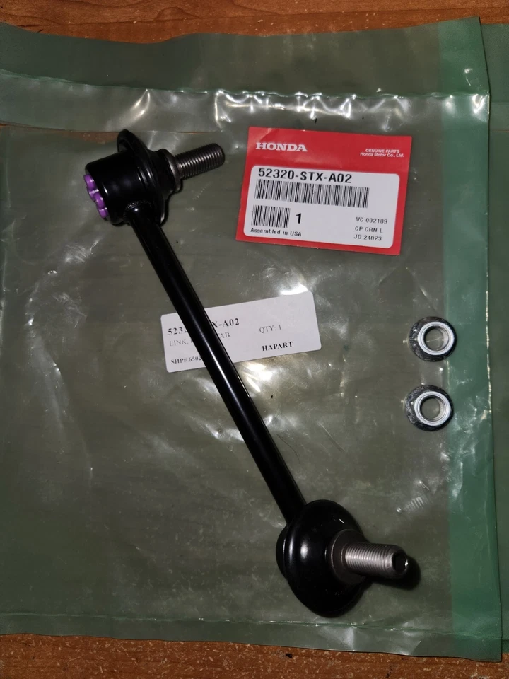 CONJUNTOS DE ESLABONES ESTABILIZADORES TRASEROS HONDA ACURA OEM 09-15 PILOTO 07-13 MDX NUEVO Foto 2 de 3