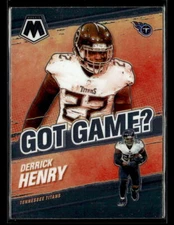 Derrick Henry 2021 Panini Mosaic #GG-2 Got Game? Tennessee Titans