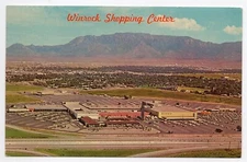 1960s? Chrome - Aerial View of Winrock Shopping Center - Albuquerque, New Mexico