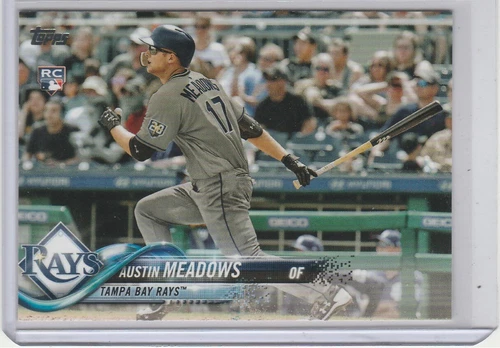 2018 Topps Update #US34 Austin Meadows RC Tampa Bay Rays