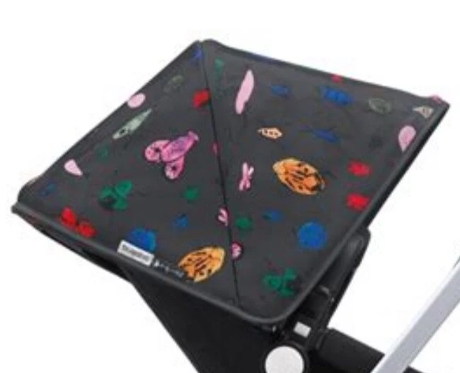 Juego de tela a medida Bugaboo Cameleon - Andy Warhol Happy Bugs - Edición especial Foto 2 de 3