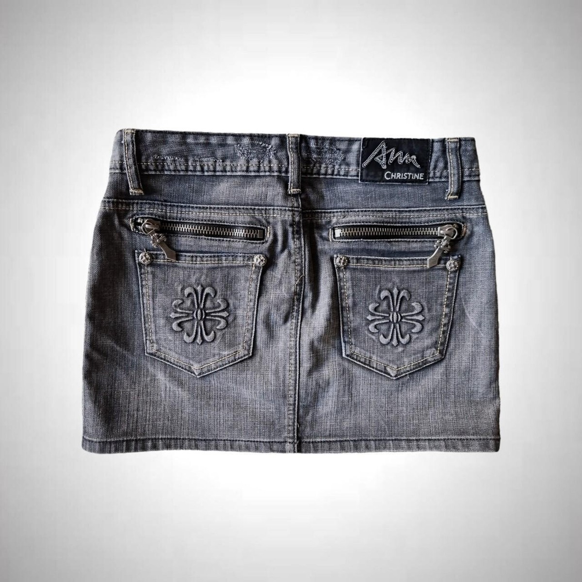 Chrome Hearts Style Mini Skirt - S/M,fairygrunge, gothic Chrome Hearts Style Mini Skirt - S/M,fairygrunge, gothic