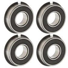 Set of 4 High Speed Wheel Bearing w/ Snap Ring 1-3/8 OD x 5/8 ID Go Kart Parts