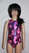 Gymnastics Leotard Foxy's Brand, Youth 10, Pink/Purple, Sleevelesss, Cut-out 