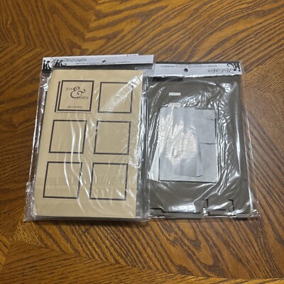 36 Studio His & Hers Brown Favor Boxes With Ribbon & Labels NOS