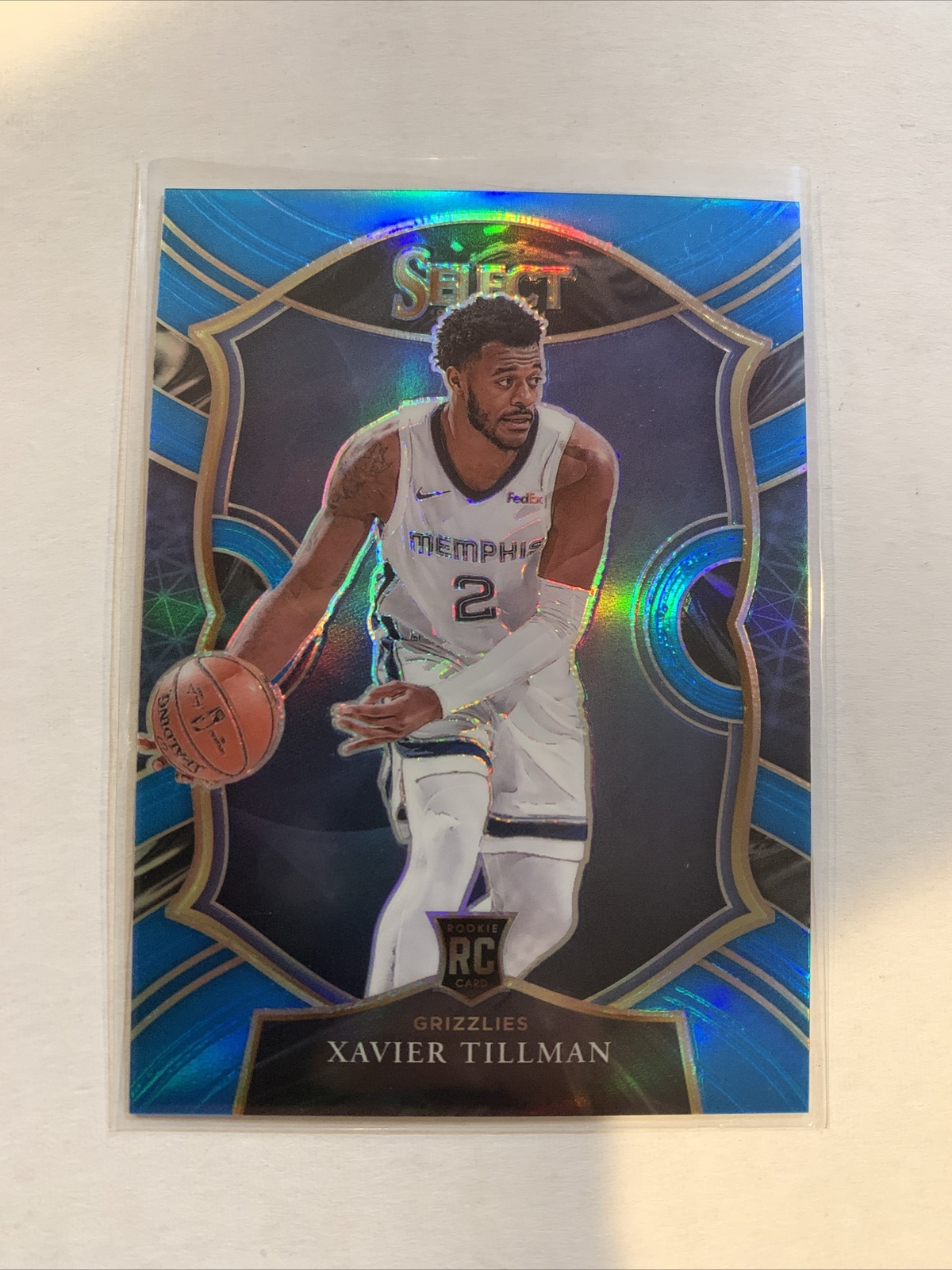 XAVIER TILLMAN 2020-21 PANINI SELECT CONCOURSE LIGHT BLUE /299 ROOKIE #95