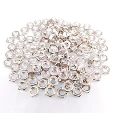 1000pcs M3 Metric Thread Insert Screw Fastener Zinc Plated Carbon Steel Hex Nut