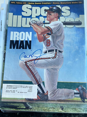 SPORTS ILLUSTRATED CAL RIPKEN Jr. Signed Cover 9-11-1995 BALTIMORE ...