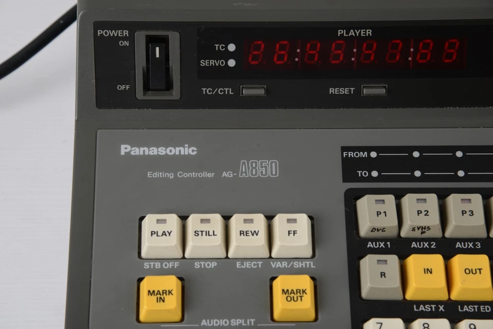 PANASONIC AG A850 DIGITAL DISPLAY MULTI EVENT Video EDITING CONTROLLER - Image 2 of 4