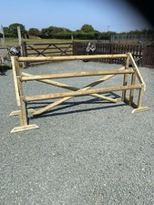 Triple Spread Horse Jump Wings Filler Poles Working Hunter