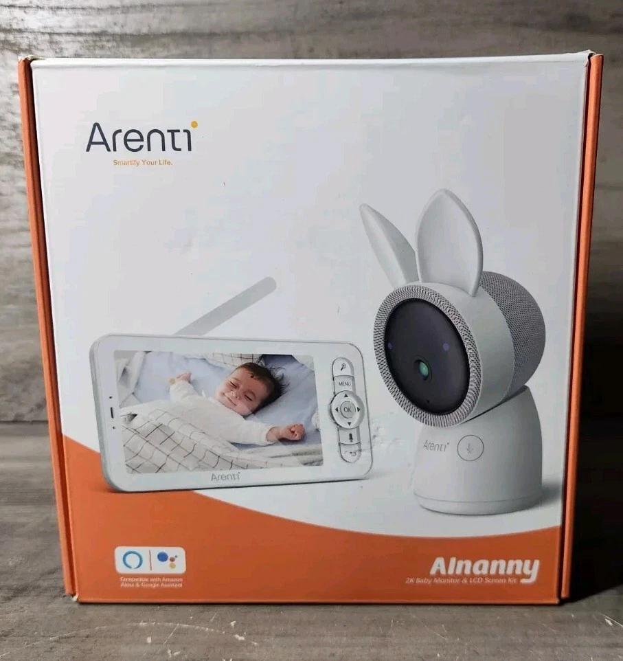 ARENTI Video Baby Monitor with 2K Ultra HD WiFi Camera Alnanny. Free Shipping.