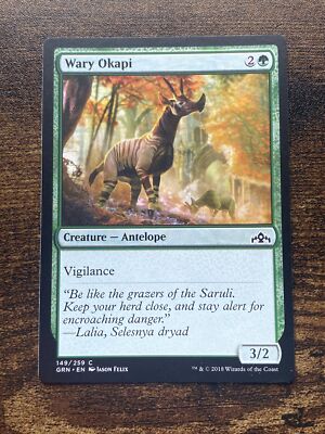 Wary Okapi 149/259 Guilds of Ravnica MTG Magic The Gathering L4166*