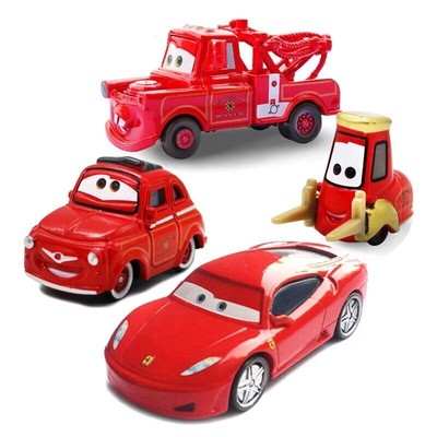 Mattel Disney Movie Cars Lot Red guido Luigi Mater Firetruck Ferrari Kid Toy