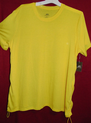Women's Pro Player Size 2X Adjustable Length Cinch Side Yellow  Top NEW W/ TAGS!