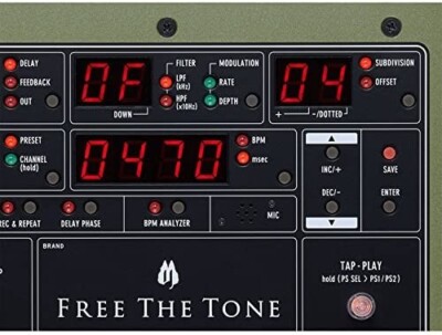 Free The Tone FT-2Y FLIGHT TIME DIGITAL DELAY Guitar Effector