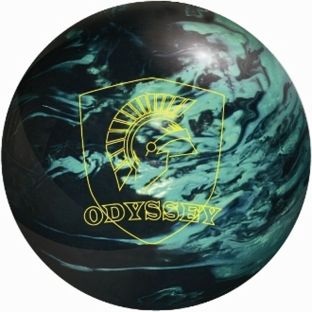 NEW Lane Masters Odyssey Hybrid Reactive Bowling Ball, Green/Dark Green