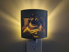 Gritty Nightlight - Gritty Eats A Cheesesteak In Bed -Philadelphia Flyers Mascot