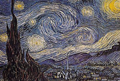 Starry Night by Vincent Van Gogh Jigsaw Puzzle-1000 Piece Puzzle