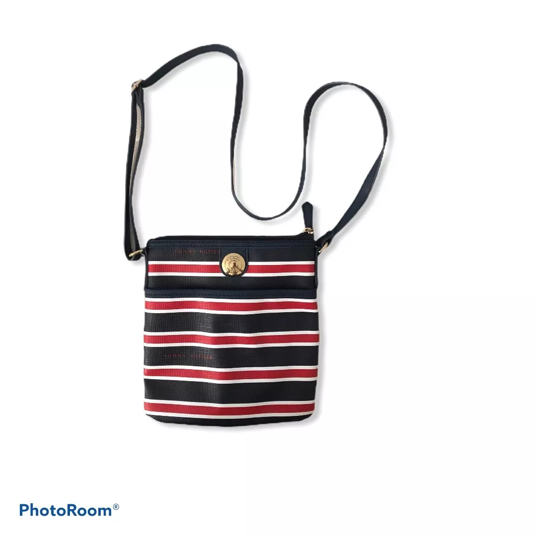 Women s Tommy Hilfiger Small Crossbody Red White Blue Logo Print
