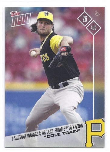 2017 Topps Now 523 Gerrit Cole