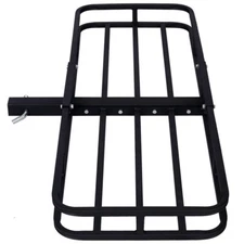 Hitch Mount Cargo Carrier Rack Rear Luggage Basket for SUV Truck Car