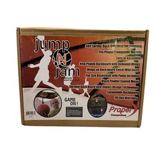 Jump N Jam Propel Trampoline Basketball Hoop