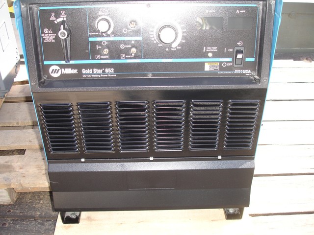 Miller Gold Star 652 Cc Dc Welder 650 Amp Power Supply Source 3 Phase 36kw For Sale Online Ebay