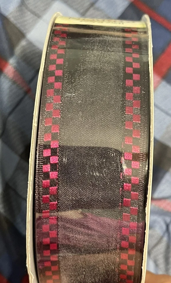 NEW Kirkland Signature Ribbon Striped Wire Edged 1.5” 50 Yards Easter Spring - Image 4 of 4