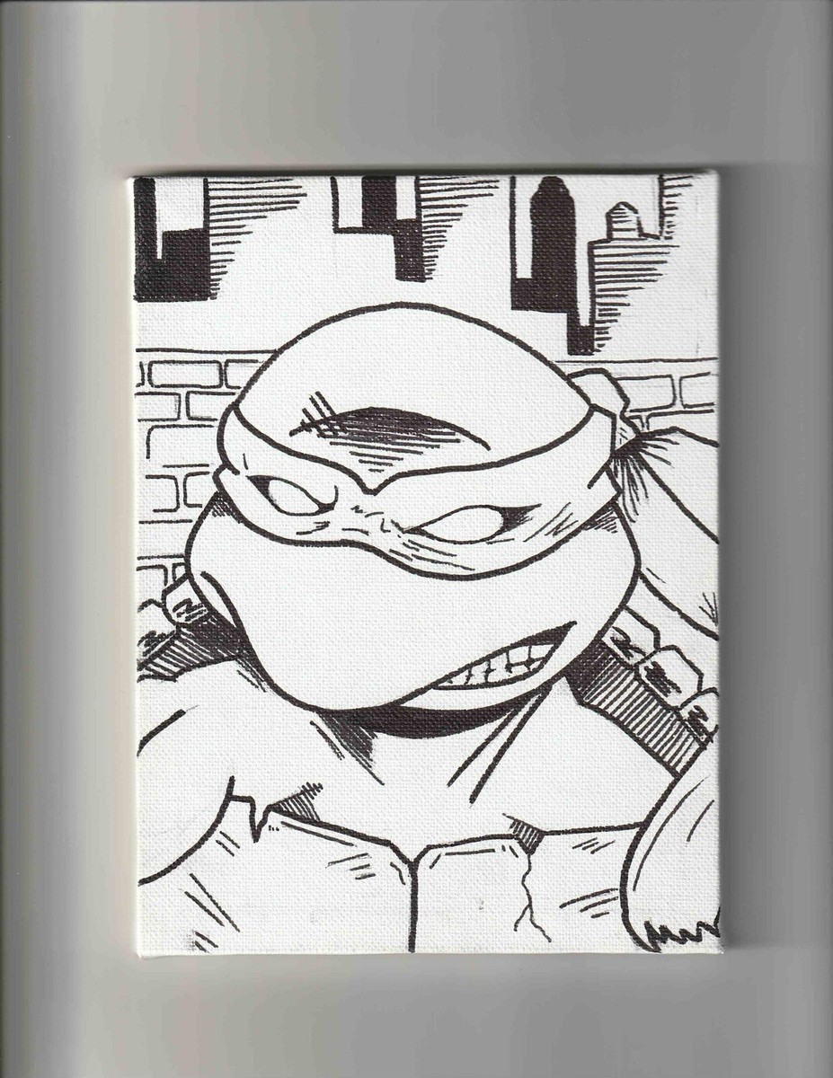 Teenage Mutant Ninja Turtles Clip Art Black And White 1+ Thousand