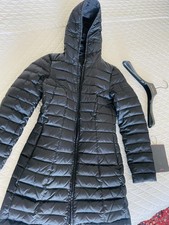 Made In Italy Peuterey Reversible Black Quilted Down Coat Women Size S, It 42