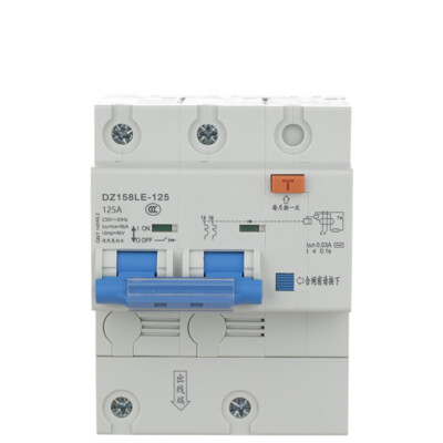 125A 2P Residual Current Operated Circuit Breaker For CHINT DZ158LE-125