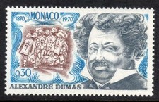 MONACO MNH 1970 SG1000 Death Centenary of Alexandre Dumas