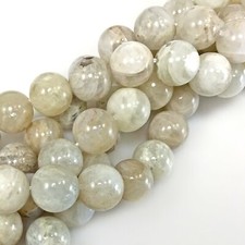 Natural White Moonstone Round Beads Grade AA Moonstone Genuine Gemstone 10mm