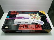 Original SNES Super Nintendo Console Set